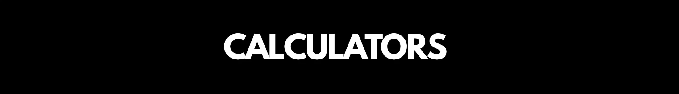Soldtoday.ca: Calculators
